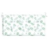 Coussin de banc de jardin motif de feuilles 100x50x3 cm 555963555963