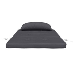 Coussins de chaise adirondack lot de 2 anthracite tissu oxford 555964555964