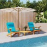 Coussins de chaise Uni 2 pcs Turquoise 58 x 77 x 4,5 cm 555965555965
