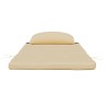 Coussins de chaise adirondack lot de 2 beige tissu oxford 555968555968