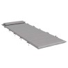 Coussin de chaise longue gris 180x60x4 cm tissu oxford 555969555969