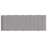 Coussin de chaise longue gris 180x60x4 cm tissu oxford 555969555969