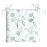 Coussins de chaise lot de 2 à motif de feuilles 40x40x7 cm 555970555970