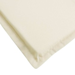 Coussin de chaise longue crème 180x60x4 cm tissu oxford 555971555971