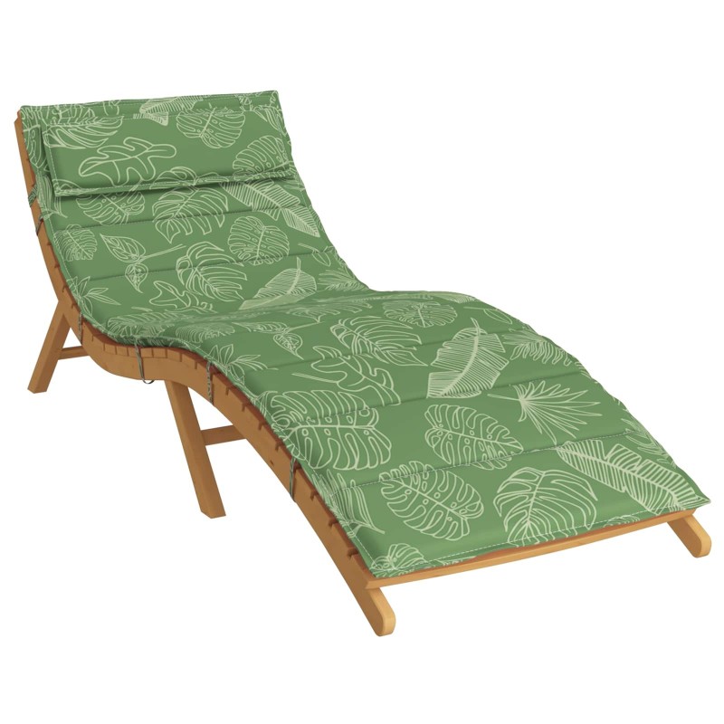 Coussin de transat ensoleillé Vert 178 x 60 x 4 cm Tissu Oxford 555972555972