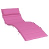 Coussin de transat ensoleillé Rose 178 x 60 x 4 cm Tissu Oxford 555973555973