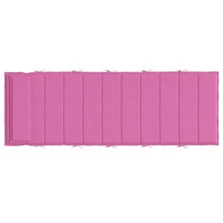 Coussin de transat ensoleillé Rose 178 x 60 x 4 cm Tissu Oxford 555973555973