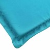 Coussin de transat ensoleillé Turquoise 178 x 60 x 4 cm 555974555974