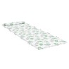 Coussin de transat ensoleillé Blanc et vert 178 x 60 x 4 cm 555975555975