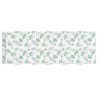 Coussin de transat ensoleillé Blanc et vert 178 x 60 x 4 cm 555975555975