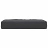 Coussin de palette noir 60x60x8 cm tissu oxford 555977555977