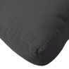 Coussin de palette noir 60x60x8 cm tissu oxford 555977555977