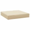 Coussin de palette beige 60x60x8 cm tissu oxford 555978555978