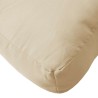 Coussin de palette beige 60x60x8 cm tissu oxford 555978555978