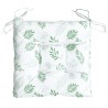 Coussins de chaise lot de 4 à motif de feuilles 40x40x7 cm 555979555979