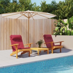 Coussins de chaise adirondack lot de 2 rouge bordeaux 555982555982