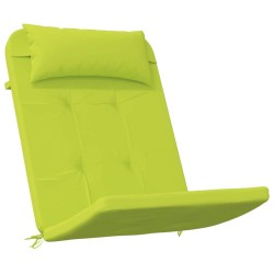 Coussins de chaise Uni 2 pcs Vert vif. 58 x 77 x 4,5 cm 555984555984