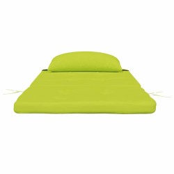 Coussins de chaise Uni 2 pcs Vert vif. 58 x 77 x 4,5 cm 555984555984