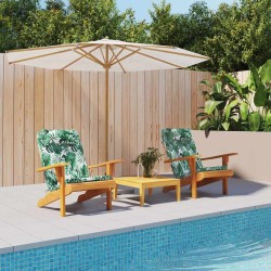 Coussins de chaise Feuille 2 pcs Motif feuille 58 x 77 x 4,5 cm 555985555985