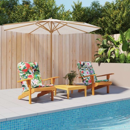 Coussins de chaise adirondack lot de 2 multicolore tissu oxford 555987555987