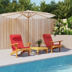 Coussins de chaise adirondack lot de 2 rouge tissu oxford 555988555988