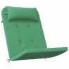 Coussins de chaise Uni 2 pcs Vert 58 x 77 x 4,5 cm Tissu Oxford 555989555989