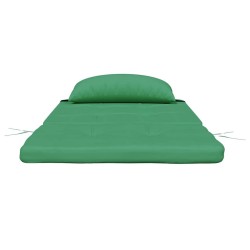 Coussins de chaise Uni 2 pcs Vert 58 x 77 x 4,5 cm Tissu Oxford 555989555989