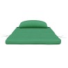Coussins de chaise Uni 2 pcs Vert 58 x 77 x 4,5 cm Tissu Oxford 555989555989