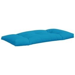 Coussins de palette 3 pcs bleu clair tissu 555993555993