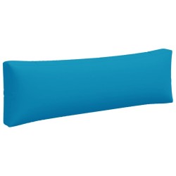 Coussins de palette 3 pcs bleu clair tissu 555993555993