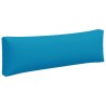 Coussins de palette 3 pcs bleu clair tissu 555993555993