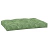 Coussin de palette à motif de feuilles 120x80x12 cm Tissu 555994555994