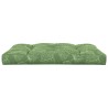 Coussin de palette à motif de feuilles 120x80x12 cm Tissu 555994555994