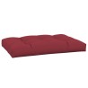 Coussin de palette rouge bordeaux 120x80x12 cm tissu 555995555995