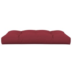 Coussin de palette rouge bordeaux 120x80x12 cm tissu 555995555995