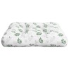 Coussin de palette à motif de feuilles 60x61,5x10 cm tissu 556001556001