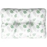 Coussin de palette motif de feuilles 50x40x12 cm tissu 556008556008