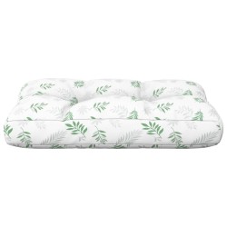 Coussin de palette motif de feuilles 50x40x12 cm tissu 556008556008