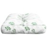 Coussin de palette motif de feuilles 50x40x12 cm tissu 556008556008