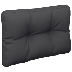 Coussin de palette noir 50x40x12 cm tissu 556011556011