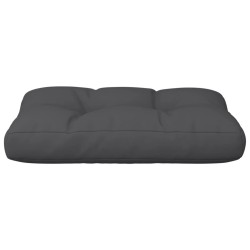 Coussin de palette noir 50x40x12 cm tissu 556011556011