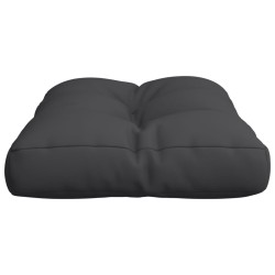 Coussin de palette noir 50x40x12 cm tissu 556011556011