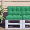 Coussin de palette vert 50x40x12 cm tissu 556016556016