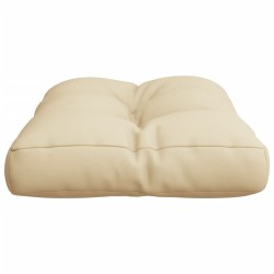 Coussin de palette beige 50x40x12 cm tissu 556017556017