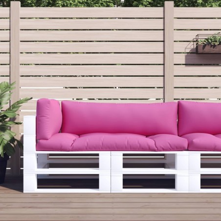 Coussins de palette lot de 3 rose tissu Oxford 556022556022