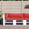 Coussins de palette lot de 3 rouge tissu 556029556029
