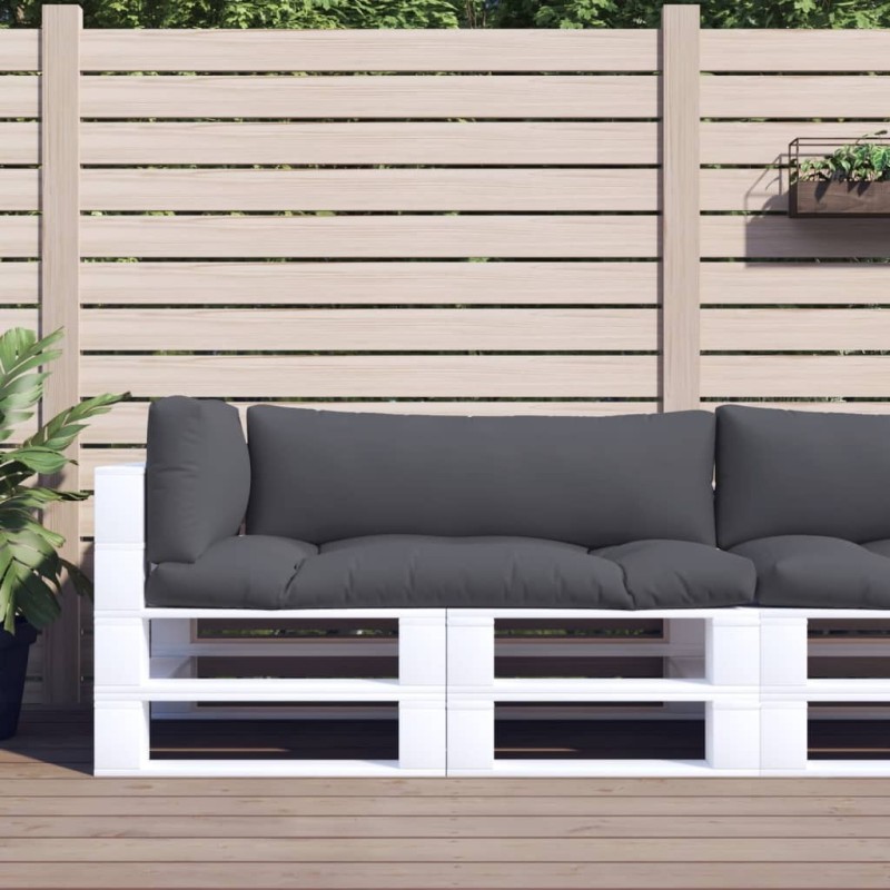 Coussins de palette lot de 3 anthracite tissu 556030556030