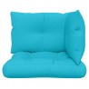 Coussins de palette lot de 3 turquoise tissu Oxford 556044556044