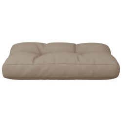 Coussin de palette taupe 50x40x12 cm tissu 556049556049