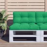 Coussin de palette vert 80x40x12 cm tissu 556053556053